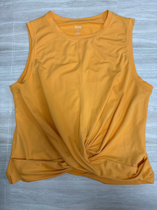 Womens Small Orange Twist Tank