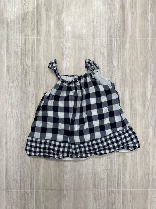 3-6m Gap Blue Checkered Tank Dress
