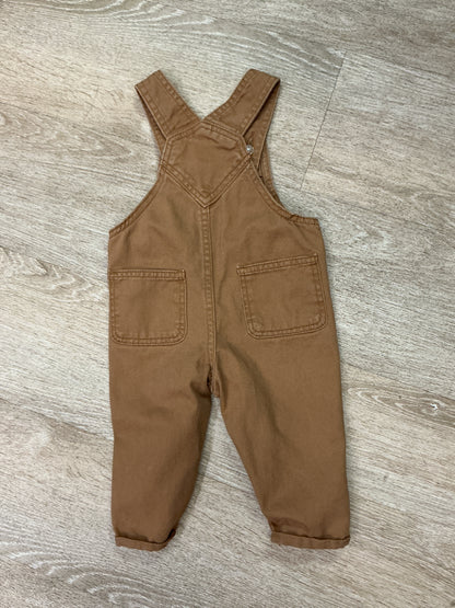 6-12m Overalls - Caramel