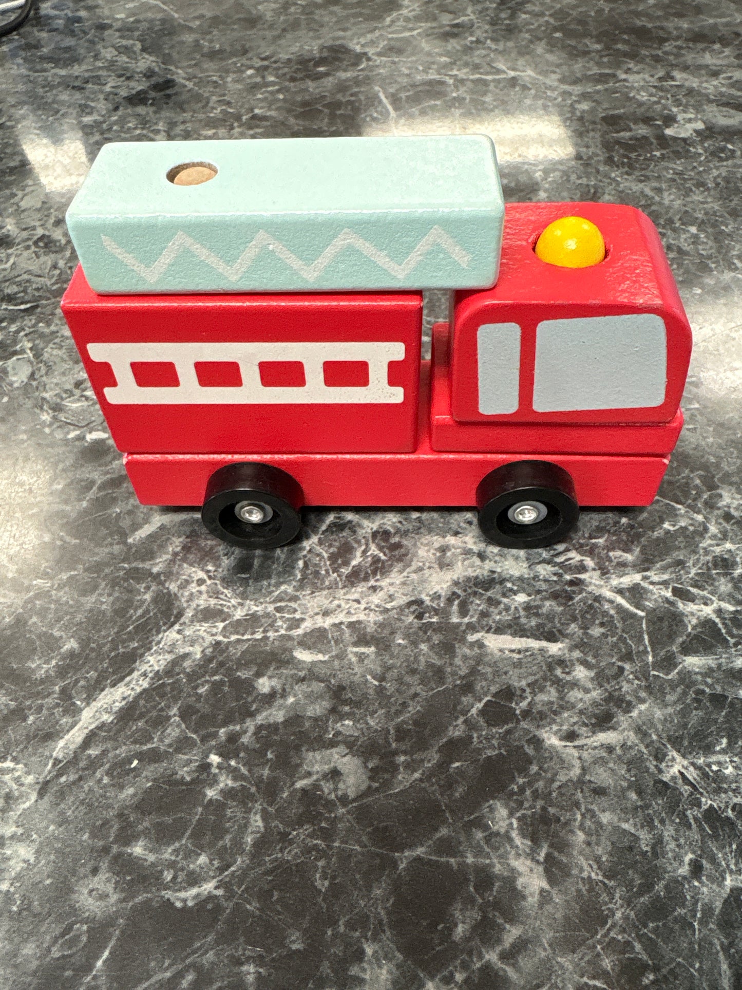 Toy - Wooden Car - Fire Truck