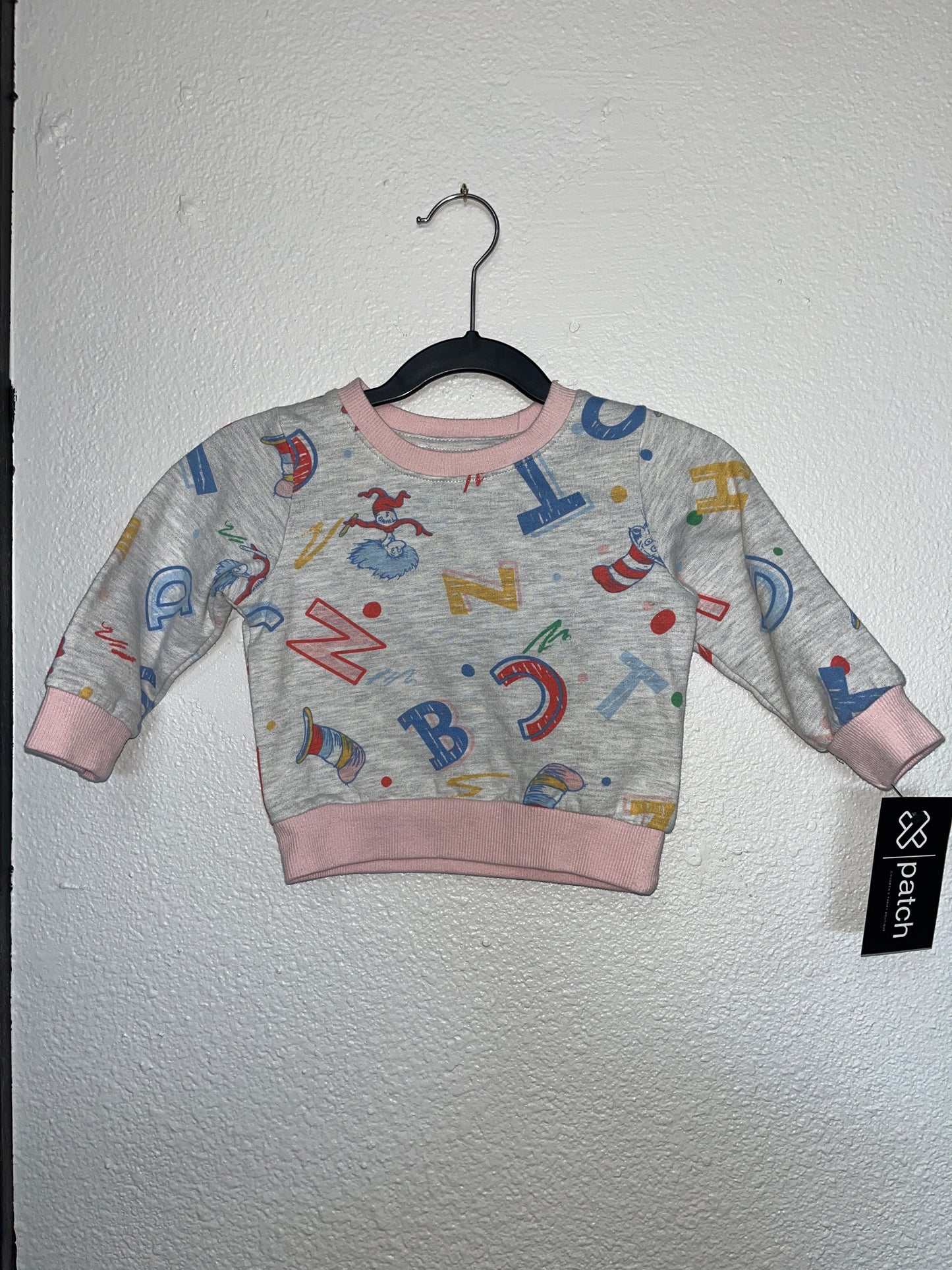 12m Alphabet Dr.Suess Crewneck