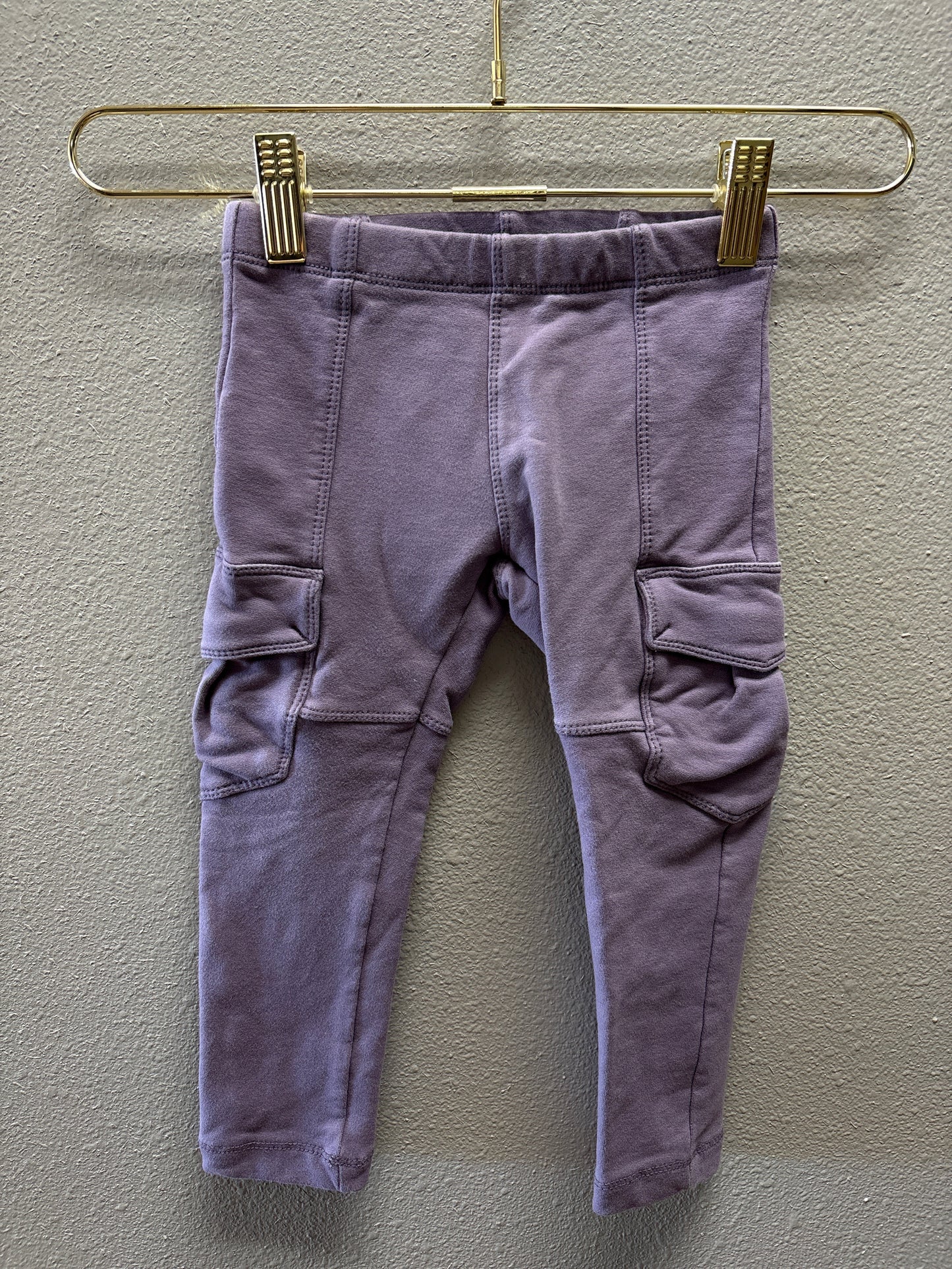 3 Purple Cargo Legging Pant
