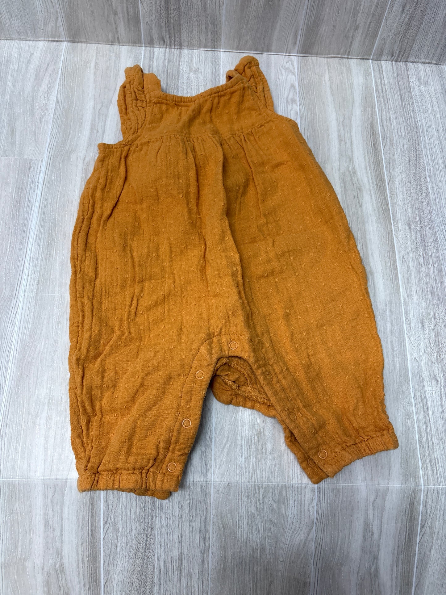 0-3m Rust Gauze Tank Jumper