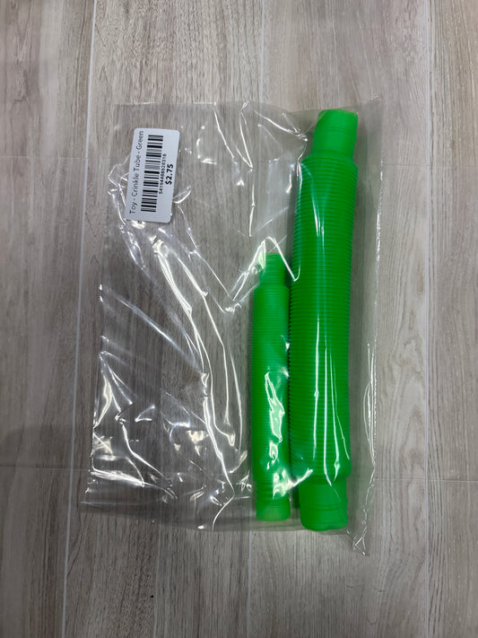 Toy - Crinkle Tube - Green