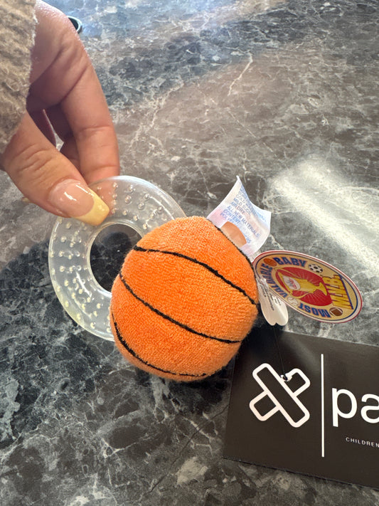 Vintage NWT Basketball Teether/Rattle