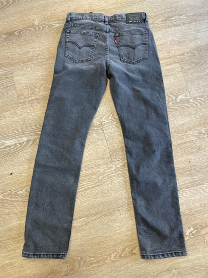 Womens 18 Black Distressed Denim