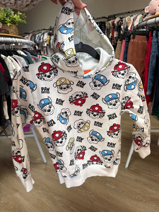 4T Paw Patrol Cream Hoodie