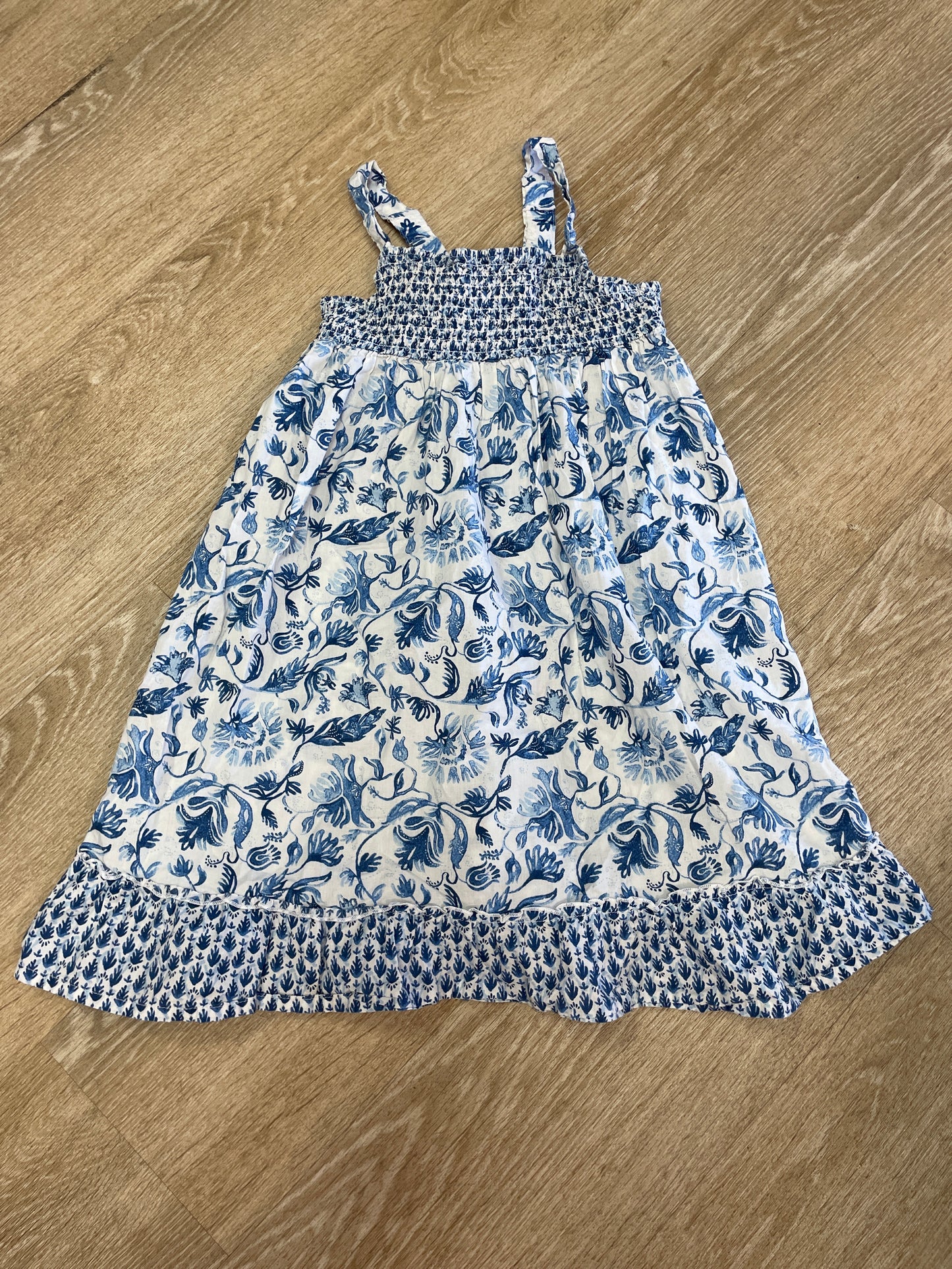 5/6 Blue Floral Tank Dress