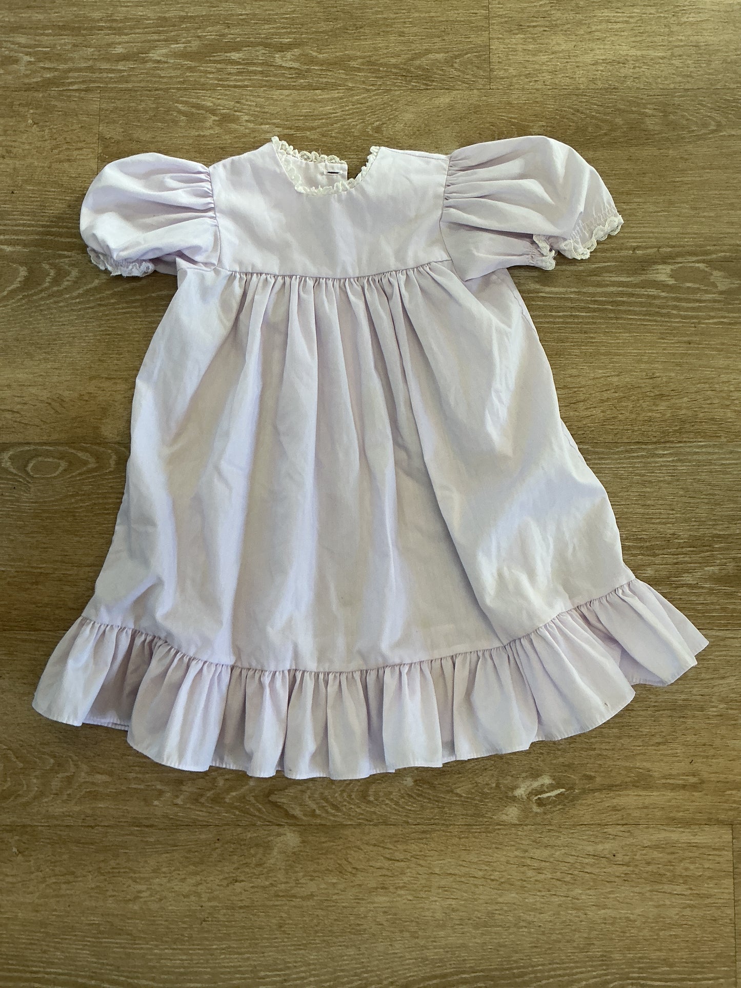 Vintage 5T Lavender Ruffle Tunic - Blemish