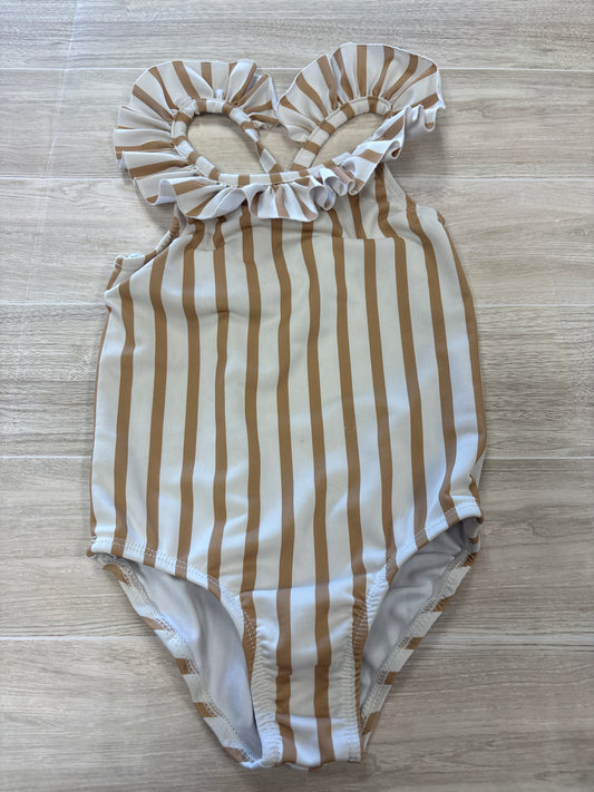 24m Gold Striped Swim Suit