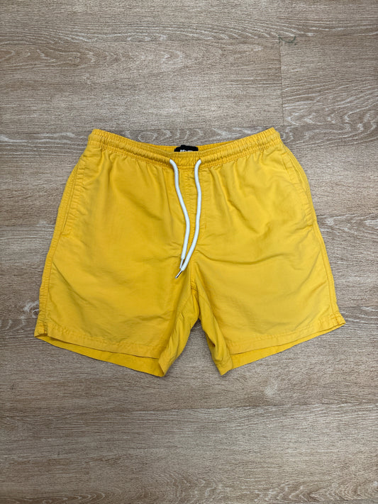 Mens Small Yellow Athletic Shorts