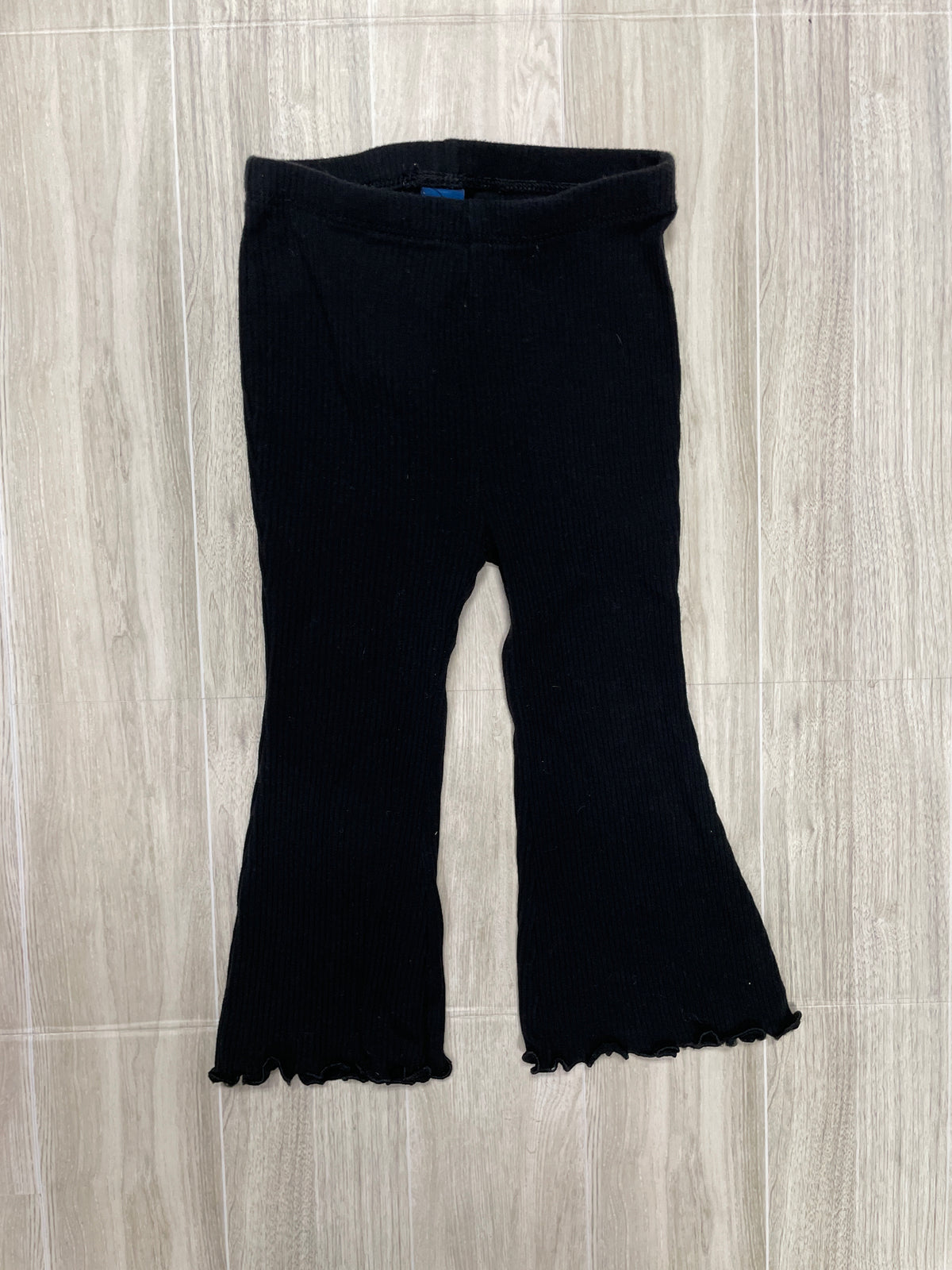 18-24m Black Ribbed Flare
