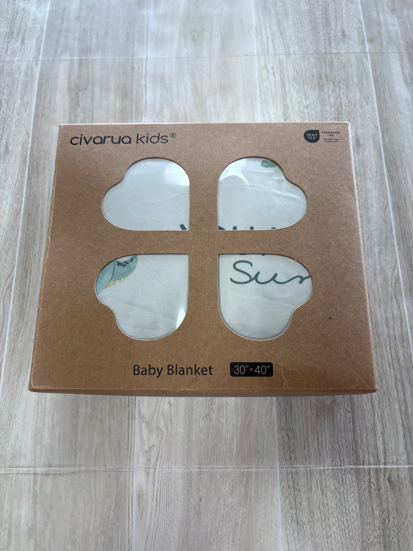 NWT Civarua Kids Dino You Are My Sunshine Baby Blanket