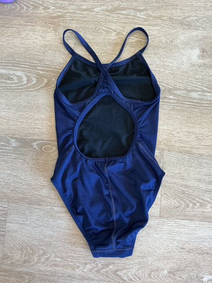 Womens Small/Medium Navy One Piece Swim Suit