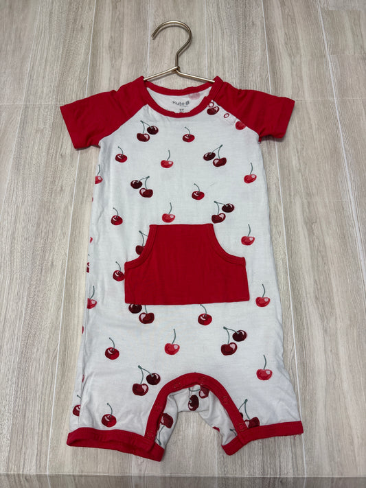 3T Kyte Cherry Shortie Romper - Blemish on Back