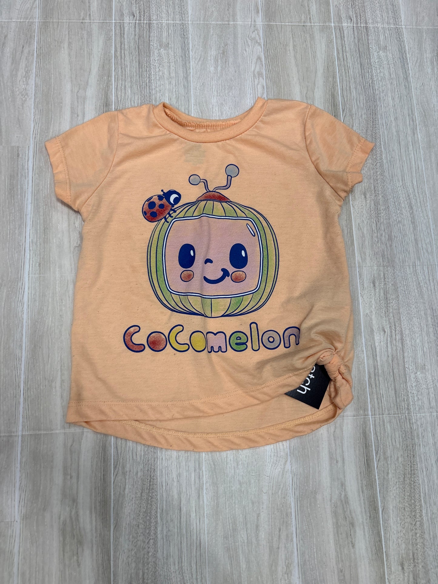 4T Cocomelon Peach Tee