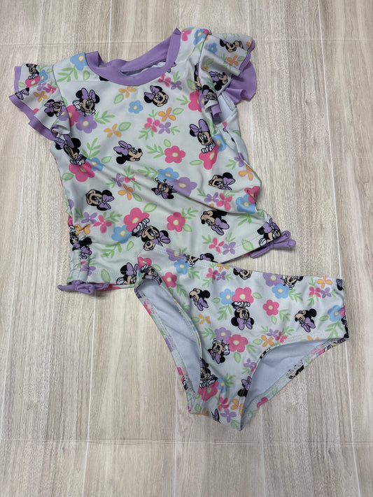 3T Light Blue Minnie 2 Piece Swim Suit
