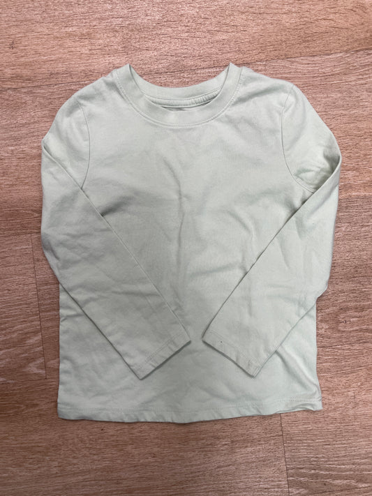 5T Light Green Basic Long Sleeve