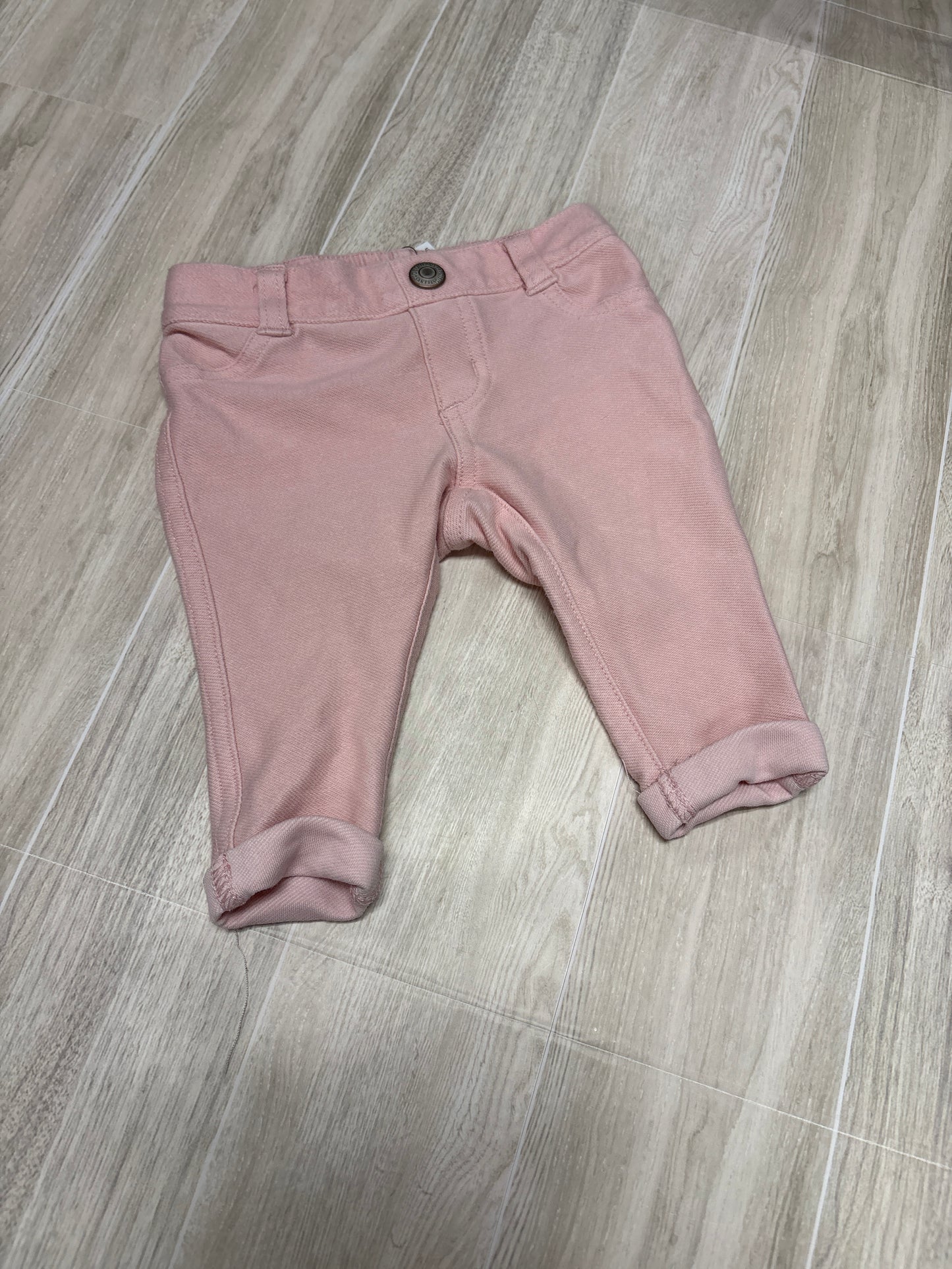 0-3m Pink Stretch Pants