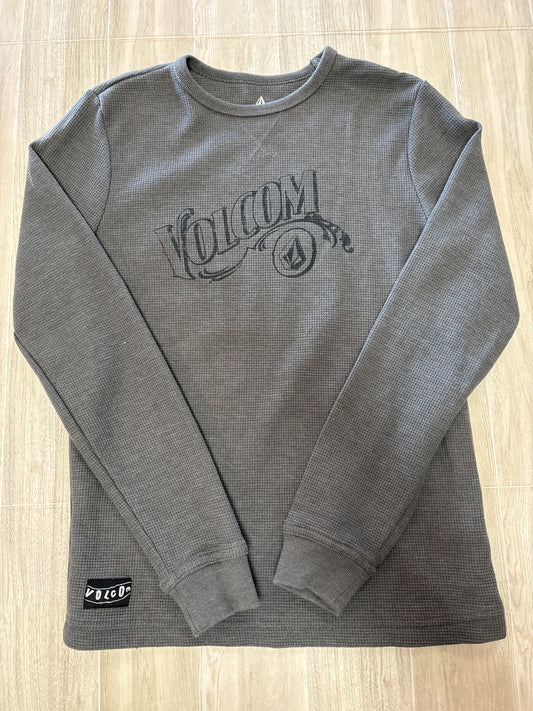 10/12 Charcoal Grey Volcom Thermal Graphic Long Sleeve