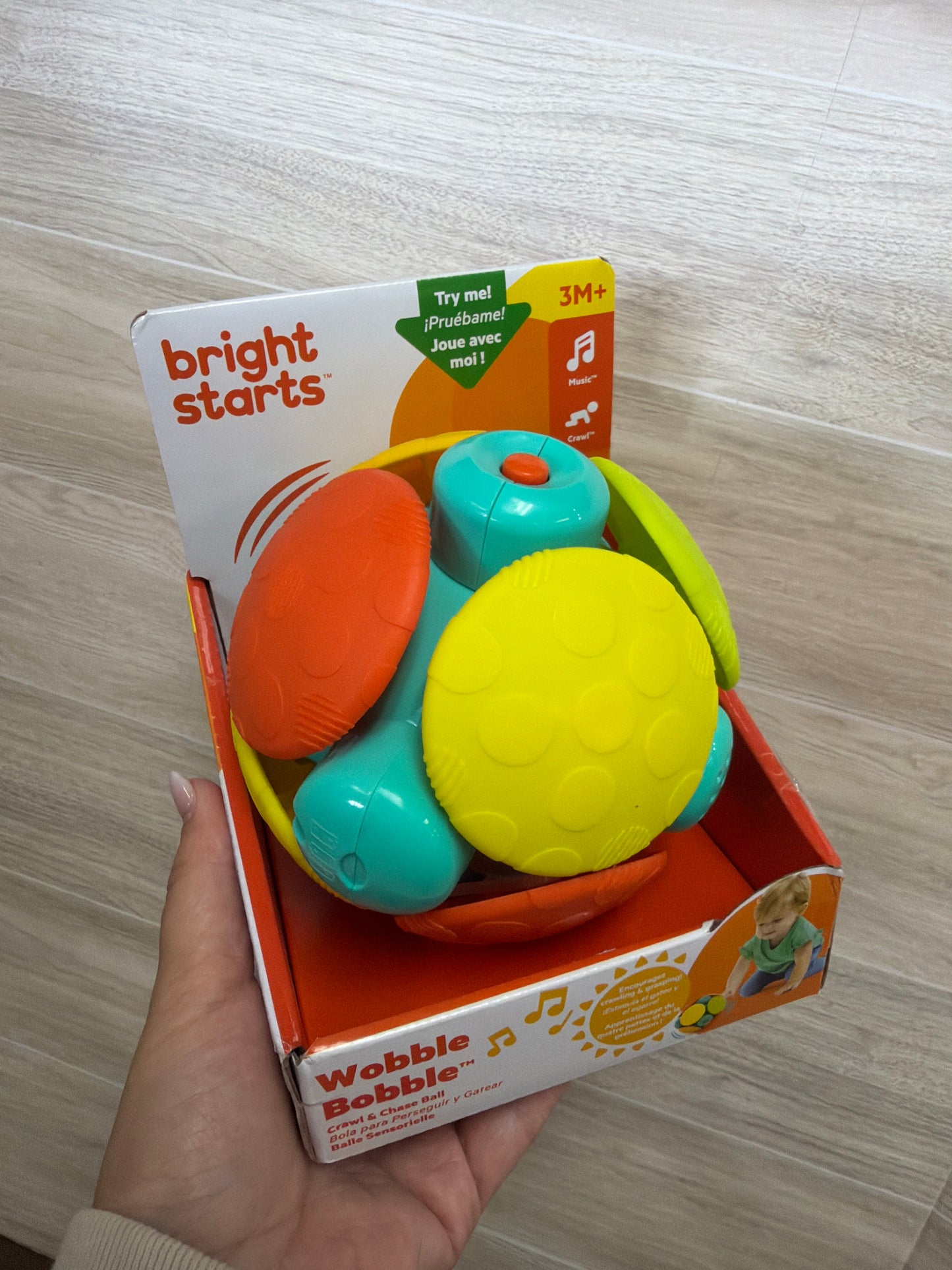 NWT Bright Starts Wobble Bobble