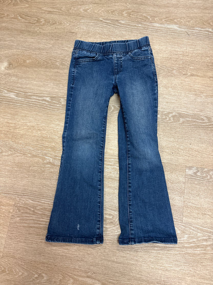 7 Medium Wash Flare Pull On Denim
