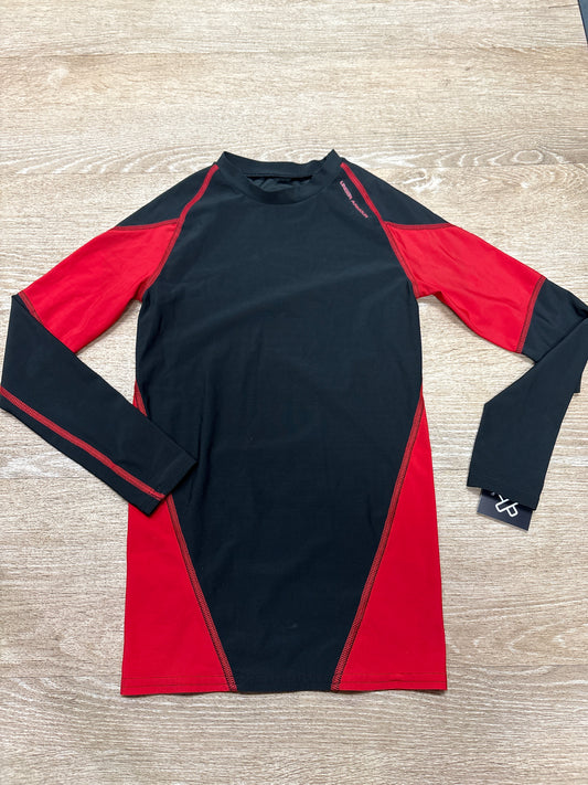 14/16 Under Armour Red/Black Athletic Long Sleeve Shirt