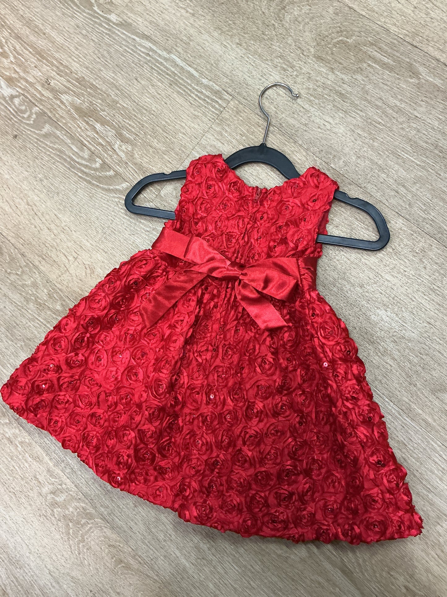 12m Formal Red Roses Tank Dress