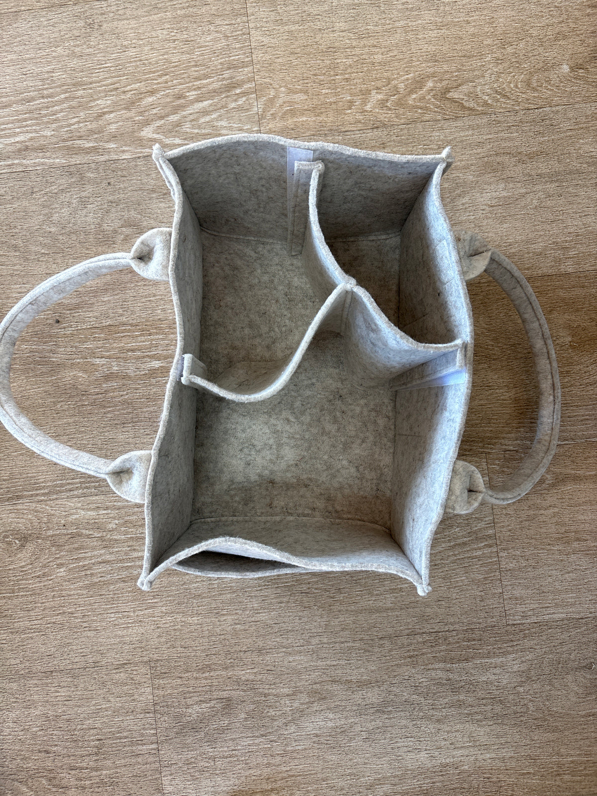Oatmeal Diaper Caddy