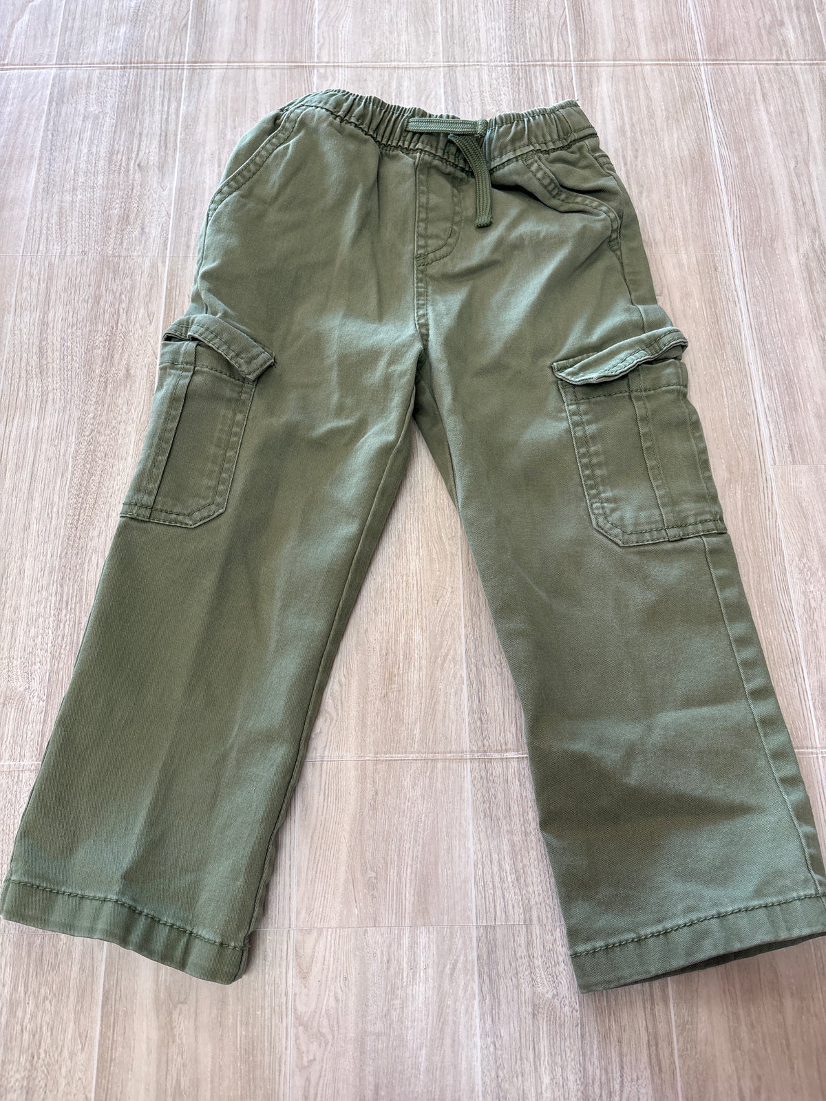3T Olive Cargo Denim Joggers