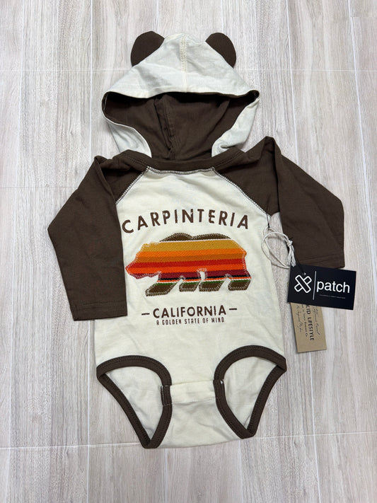 NWT 6m Carpinteria Hooded Onesie