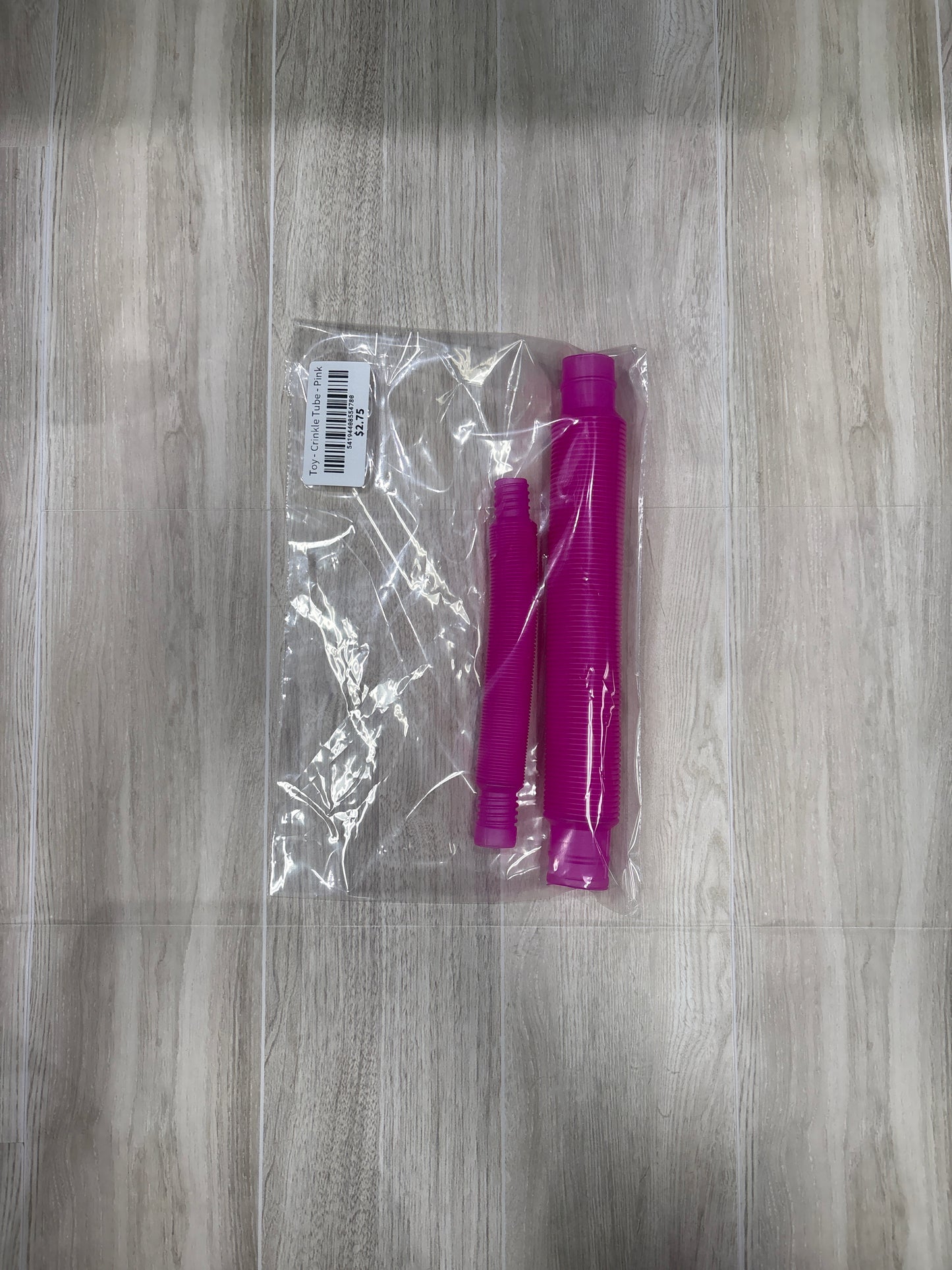 Toy - Crinkle Tube - Pink