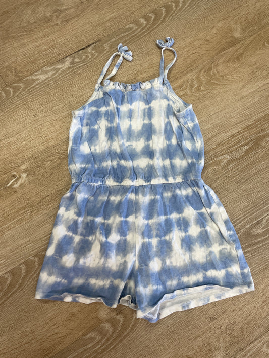 8 Blue Dyed Tank Romper