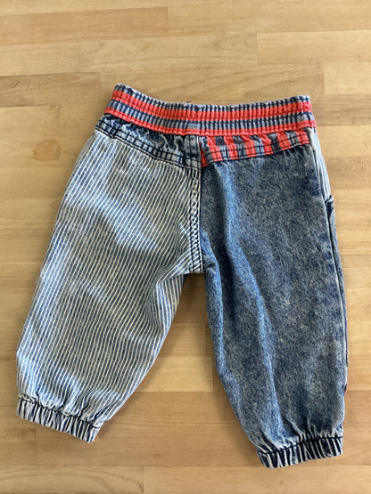 Vintage 12m Lee RWB Denim Jogger