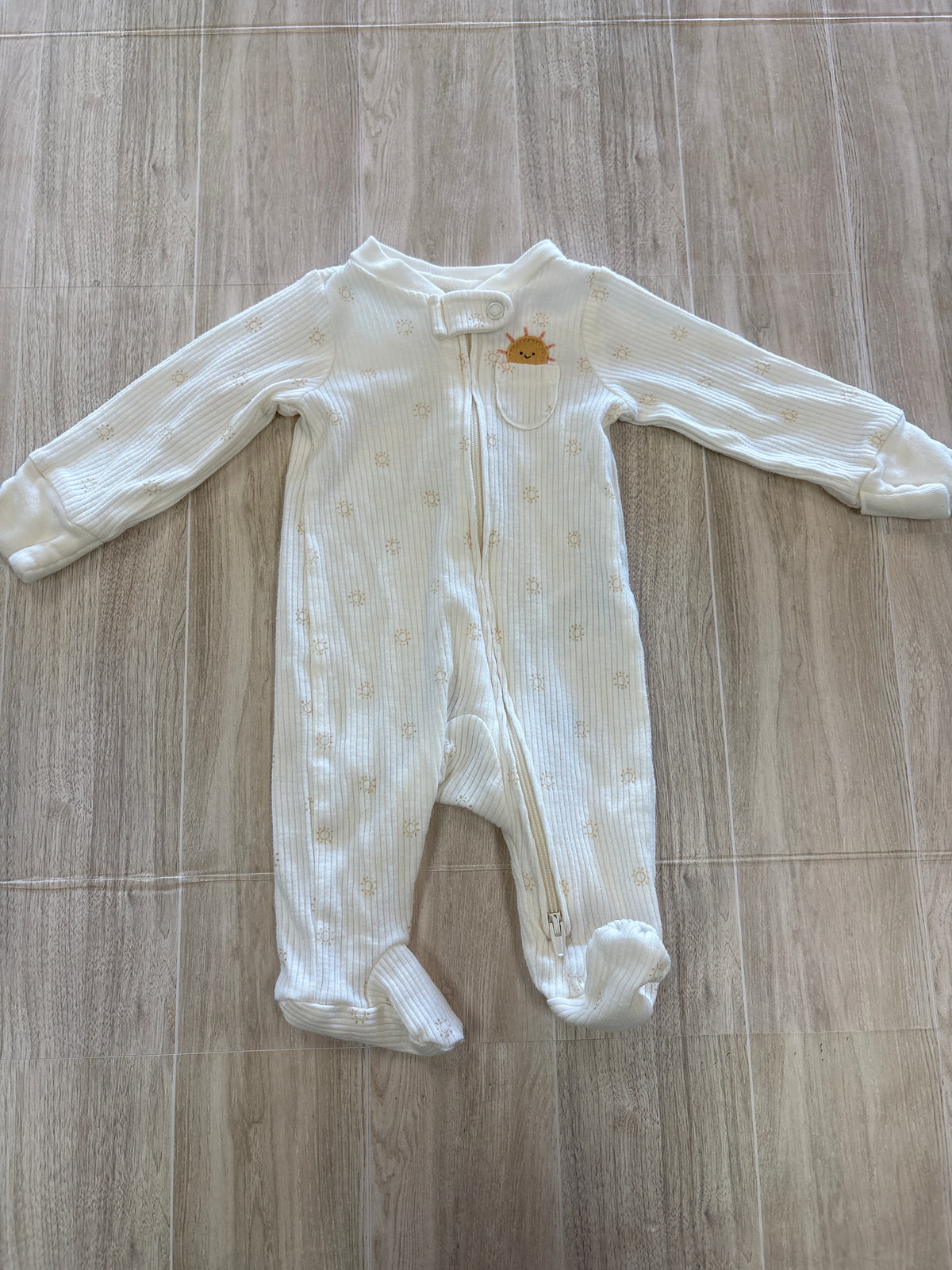 Newborn Cream Sunshine Pajama