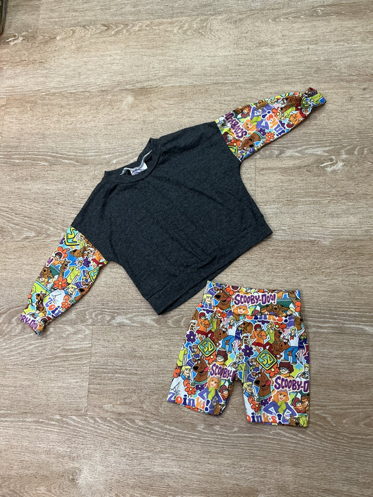 2T Handmade QK Scooby Doo 2 Piece Lounge Set
