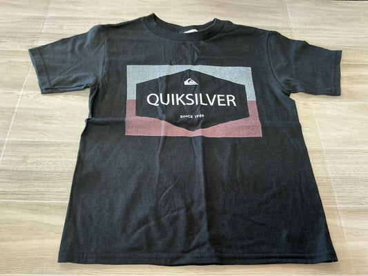 NWT 4T Quicksilver Black Graphic Shirt