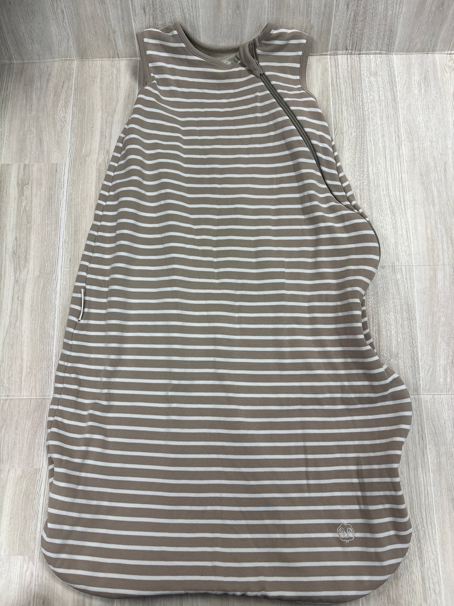 Woolino 6-18m Tan/White Striped Sleepsack