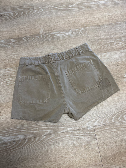 Womens Medium Zara Basic Khaki Shorts