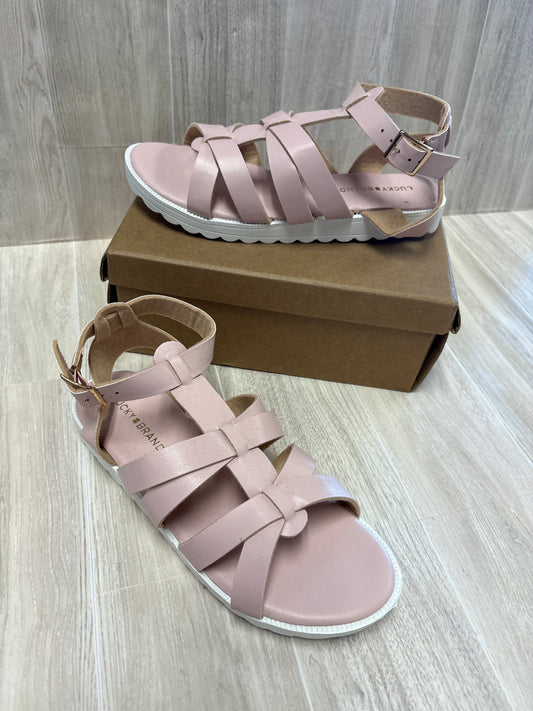 NEW 3Y Lucky Brand Blush Sandal