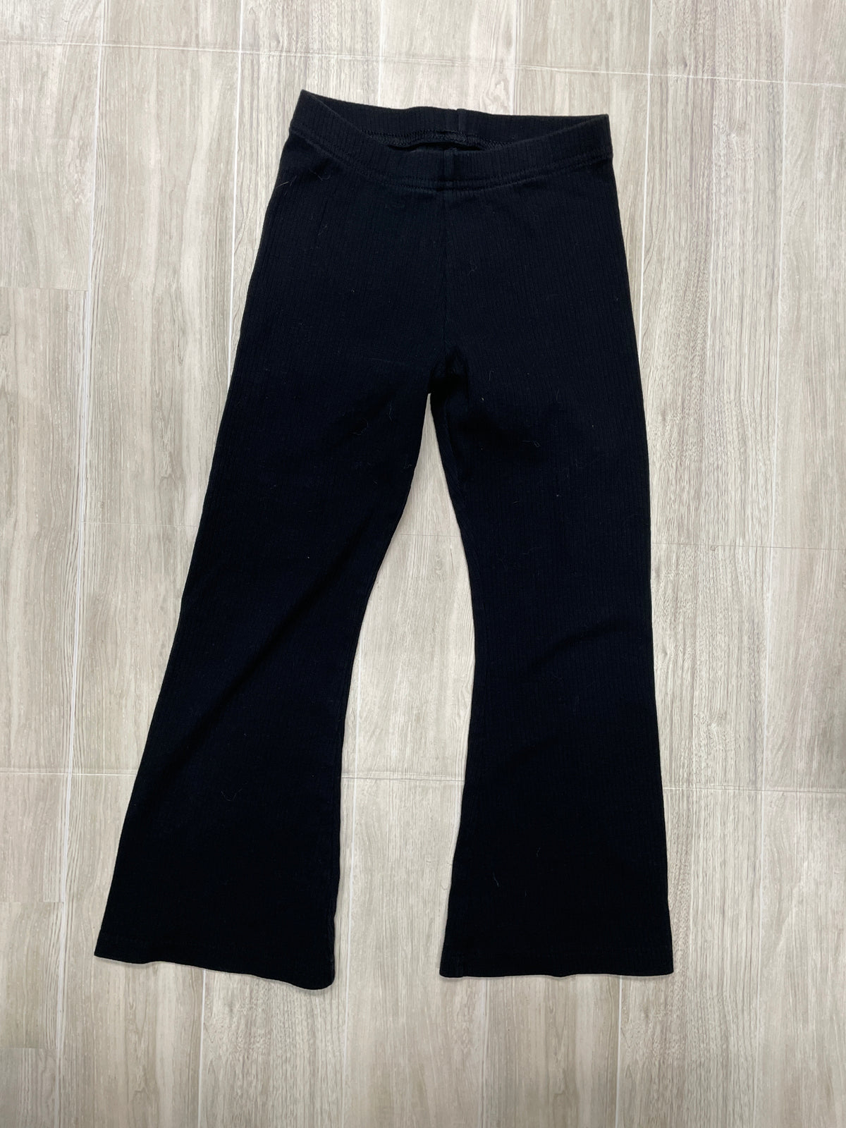 5T Black Ribbed Flares