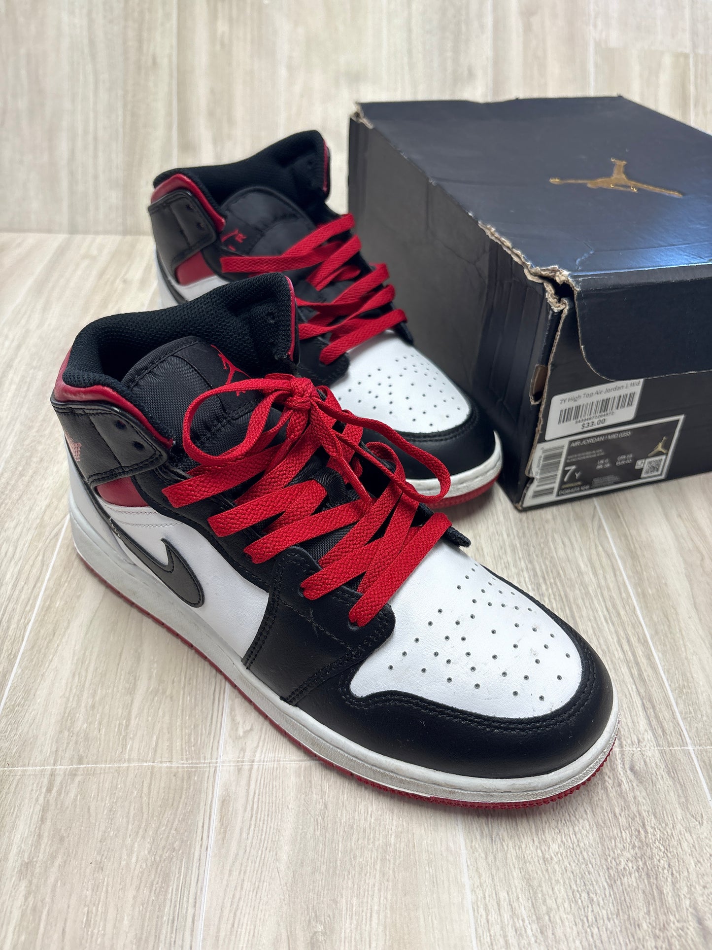 7Y High Top Air Jordan 1 Mid