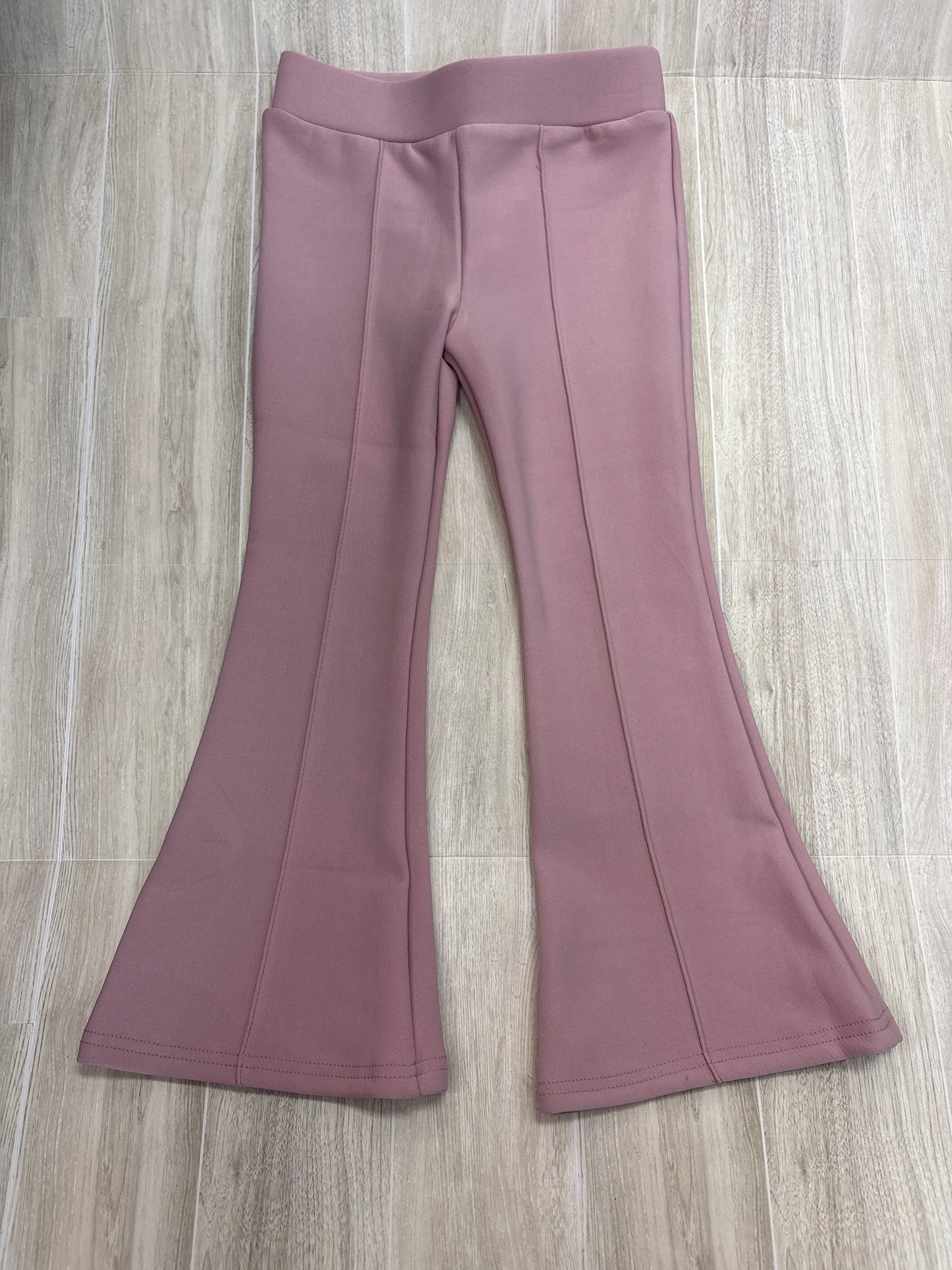 4/5 Light Mauve Flare Pants