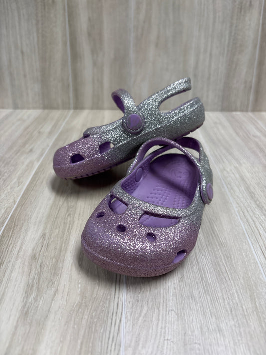 5c Lavender Sparkle Crocs