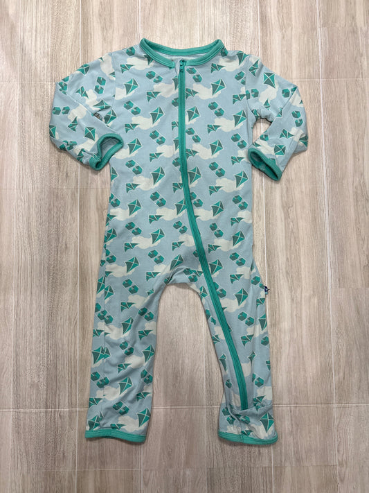 6-9m Kickee Pants Kite Footless Romper