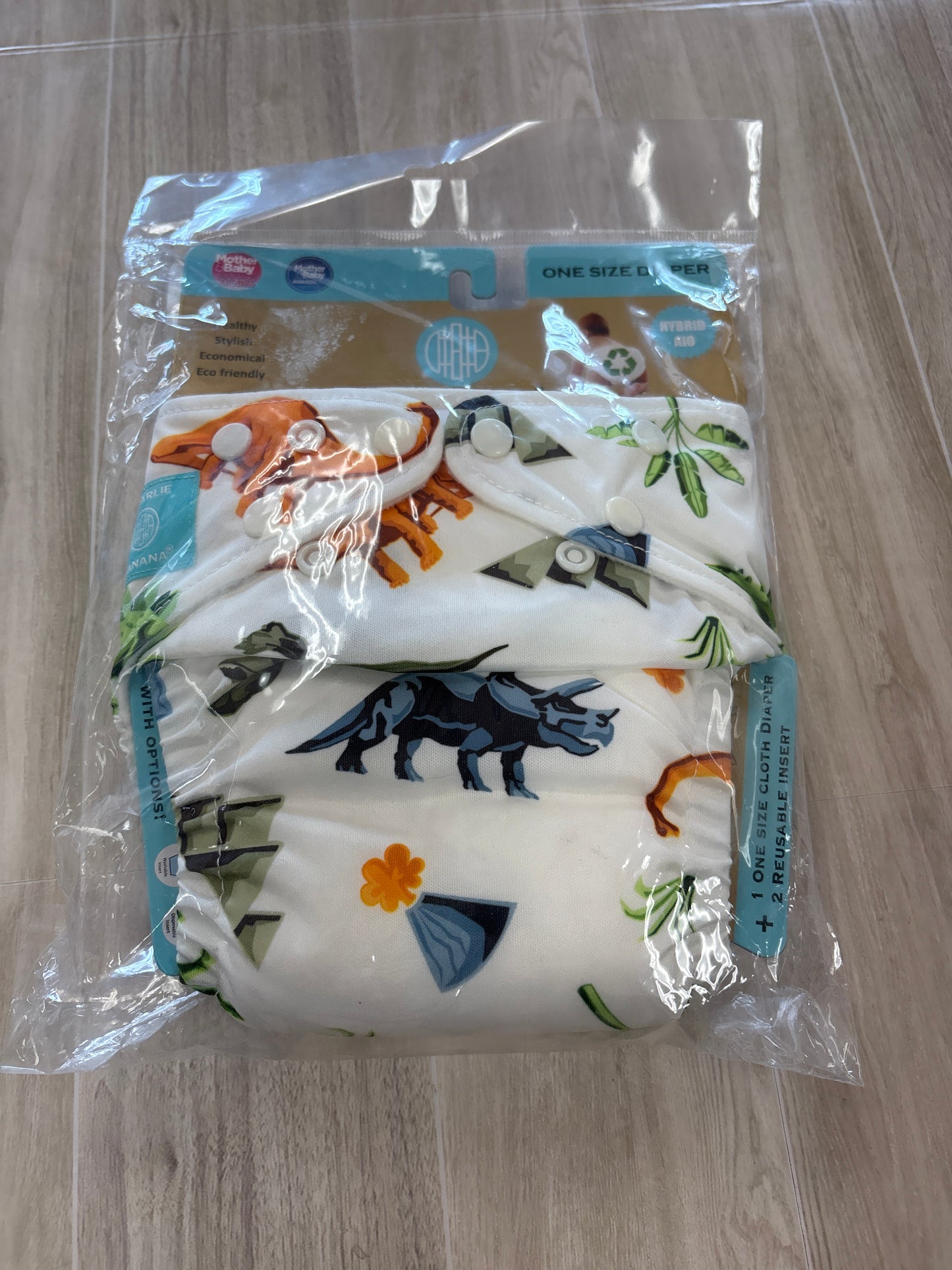 NWT Cloth Diaper - Dino