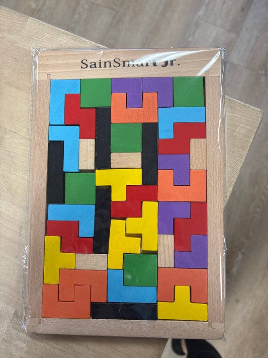 Toy - Wooden Tetris Puzzle