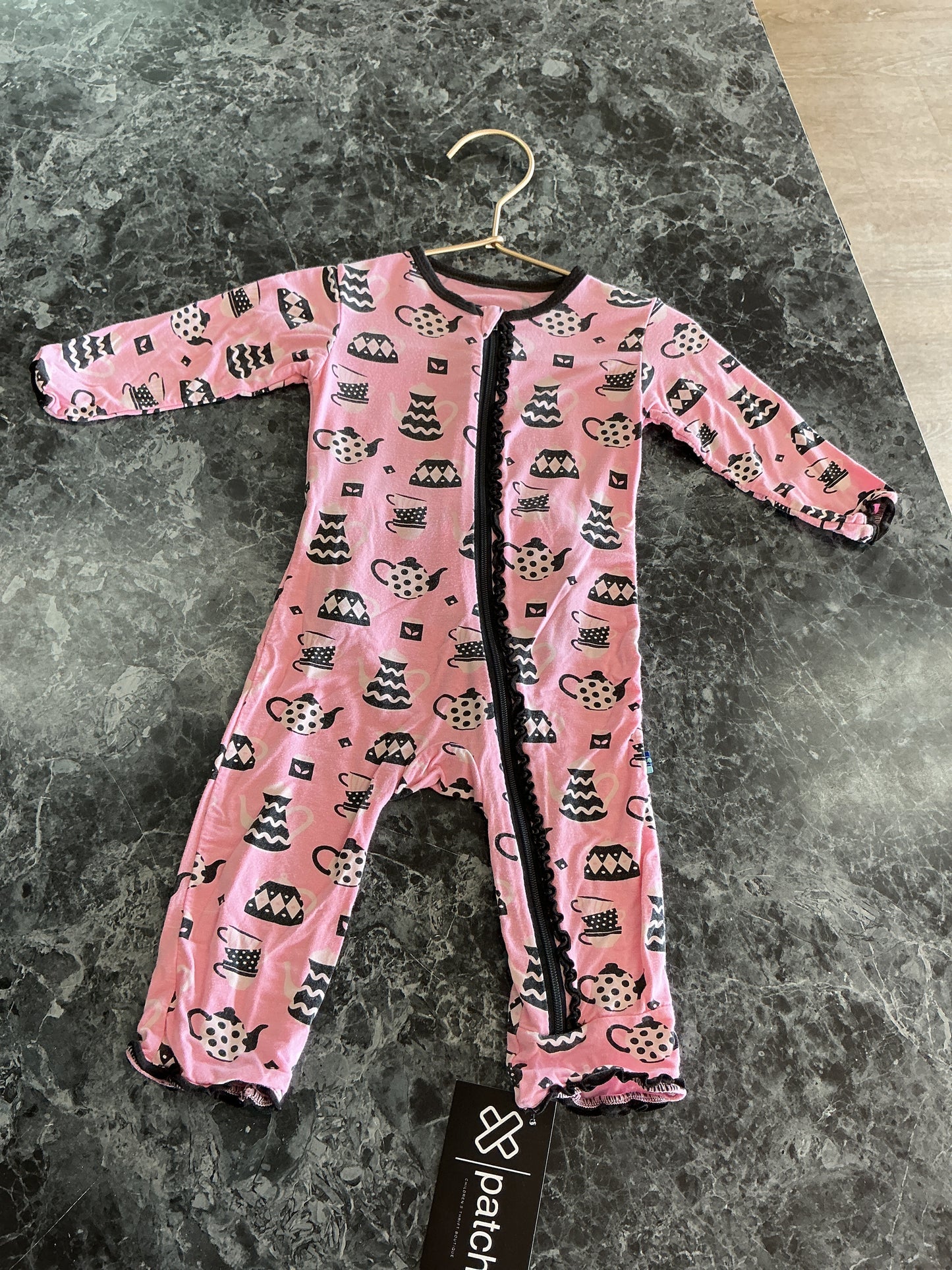 3-6m Kic Kee Pants Tea Party Romper