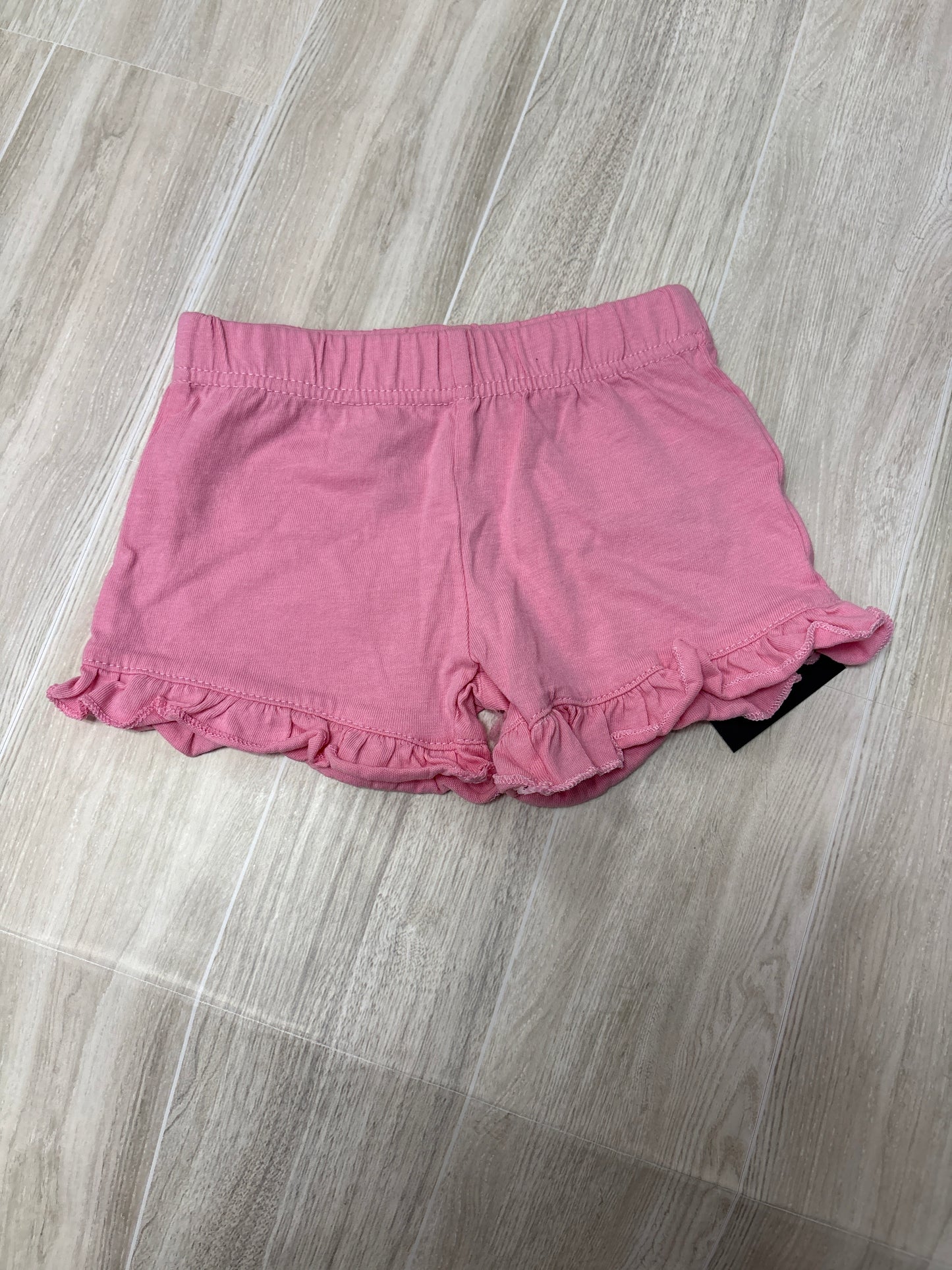 0-3m Pink Ruffle Soft Shorts
