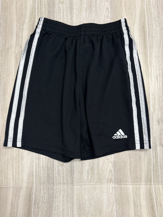 6 Black/White Striped Athletic Adidas Short